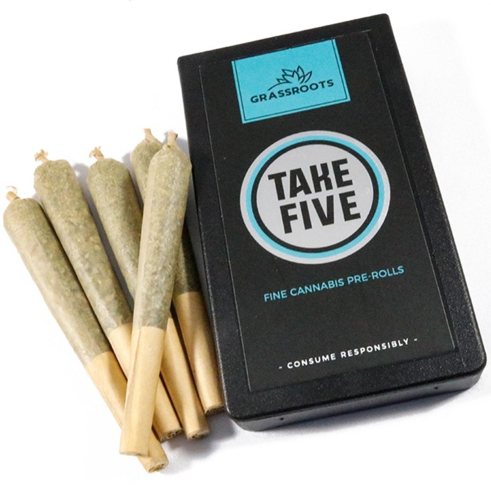 Grassroots Cannabis Ray Charles Take 5 Pre Rolls 3 5g 5 Pack Leafly